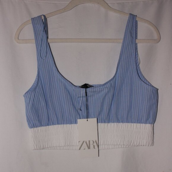 NWT Zara Boxer Style Crop Top Size M - Picture 5 of 8